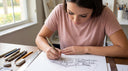 pen and ink architectural drawing_closing gift for realtors_custom home drawing